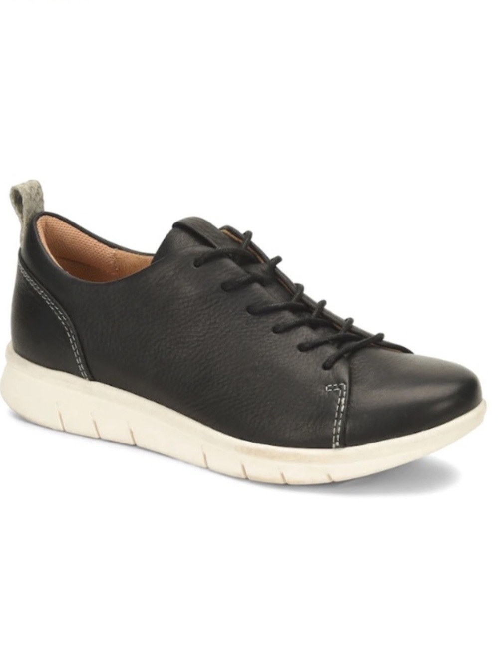 Comfortiva Cayson Women’s Leather Lace Up, Black Size 11